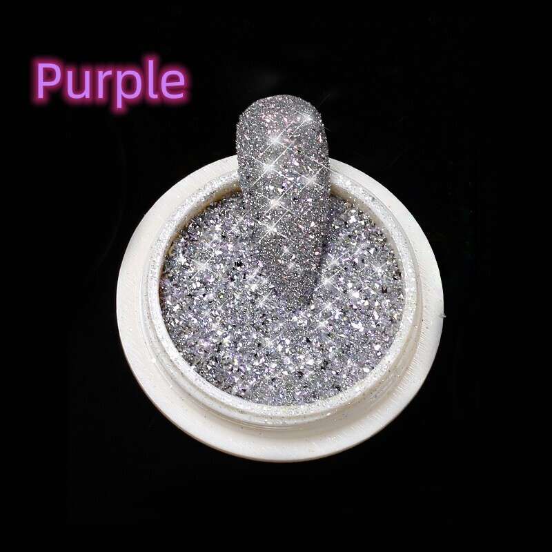Bling Bling Diamond Chipping Glitter-purple