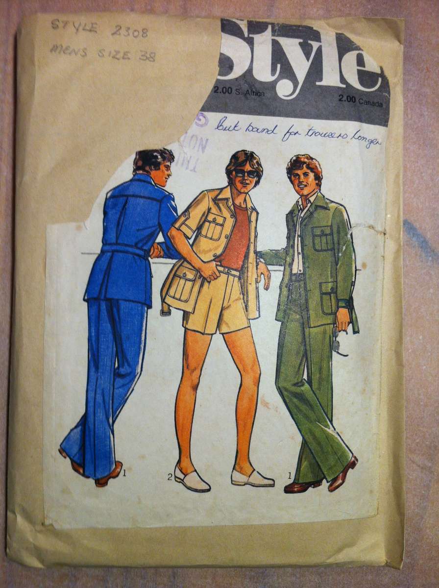 Style 2308 Unlined Jacket, Trousers and Shorts. Size 38. Complete