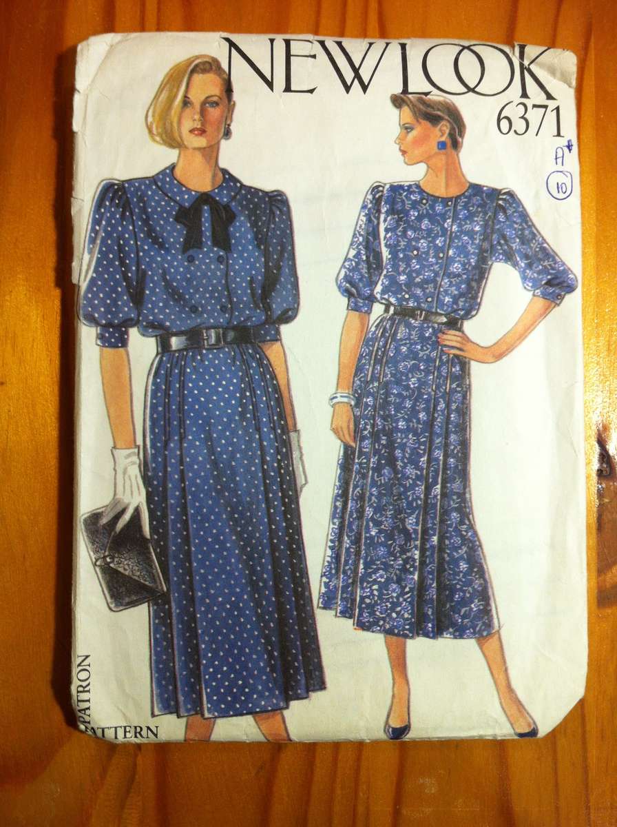 New Look 6371 A Dress in 2 Versions. Cut on Size 10 & 14. Complete