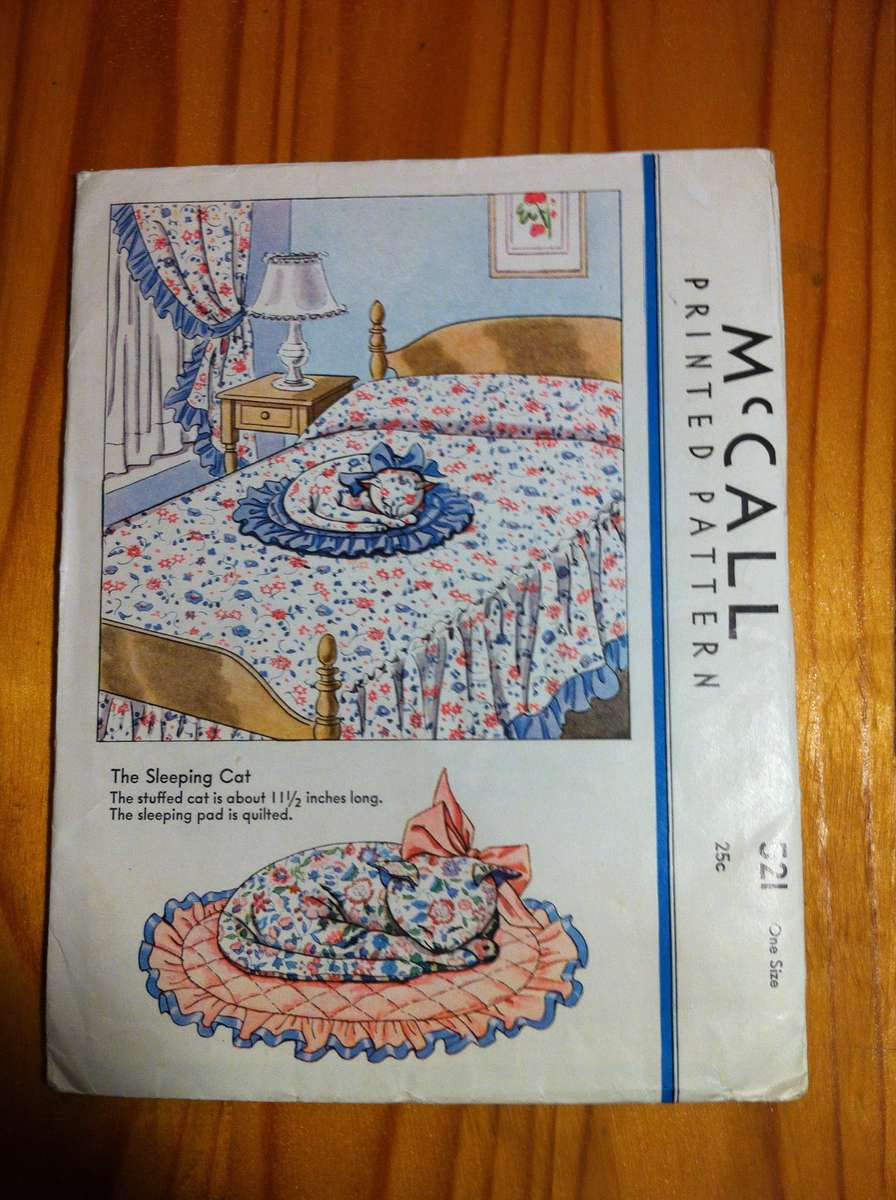 McCall 521 The Sleeping Cat. Complete. Uncut F/F