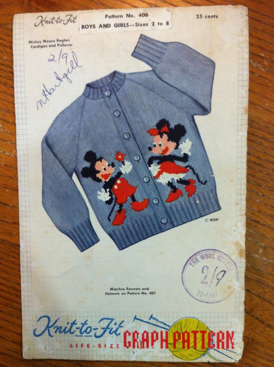 Knit to Fit 406 Raglan Cardigan and Pullover. Boys and Girls Sizes 2-8.