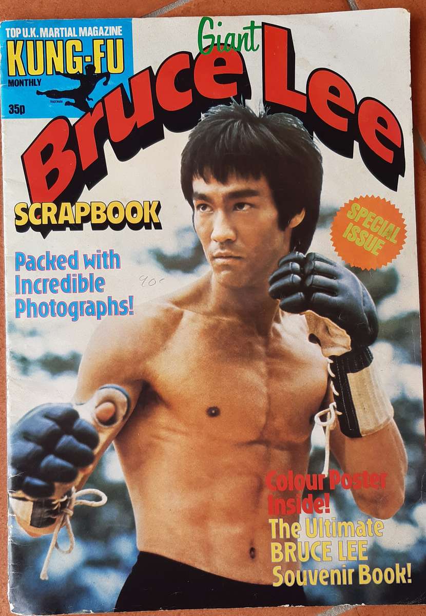 Vintage BRUCE LEE SCRAPBOOK (KUNG FU MONTHLY- SPECIAL ISSUE)