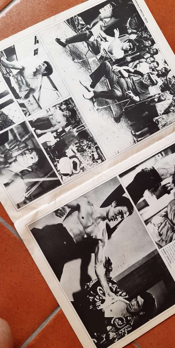 Vintage BRUCE LEE SCRAPBOOK (KUNG FU MONTHLY- SPECIAL ISSUE)