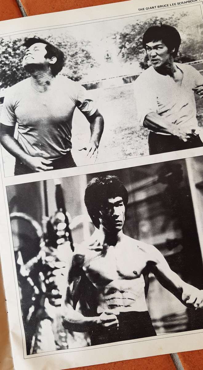 Vintage BRUCE LEE SCRAPBOOK (KUNG FU MONTHLY- SPECIAL ISSUE)