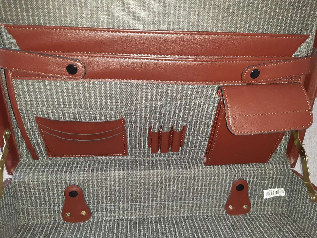 Elegant Expander PVC Attache Case