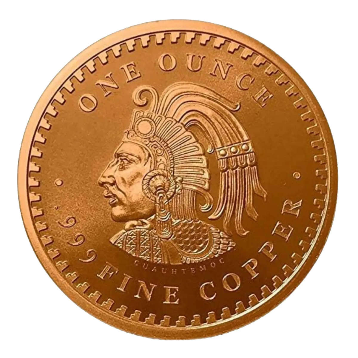 1 oz Aztec Calendar Copper Round