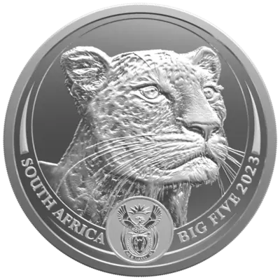1 oz Silver Coin - Big Five II - Leopard - Bullion - 2023