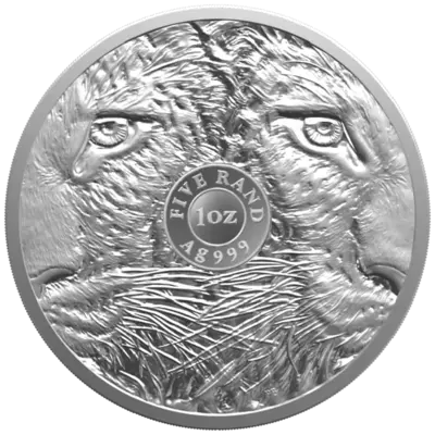 1 oz Silver Coin - Big Five II - Leopard - Bullion - 2023