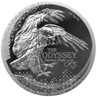 1 oz Silver Coin - The Odyssey - Bateleur Eagle - 2025