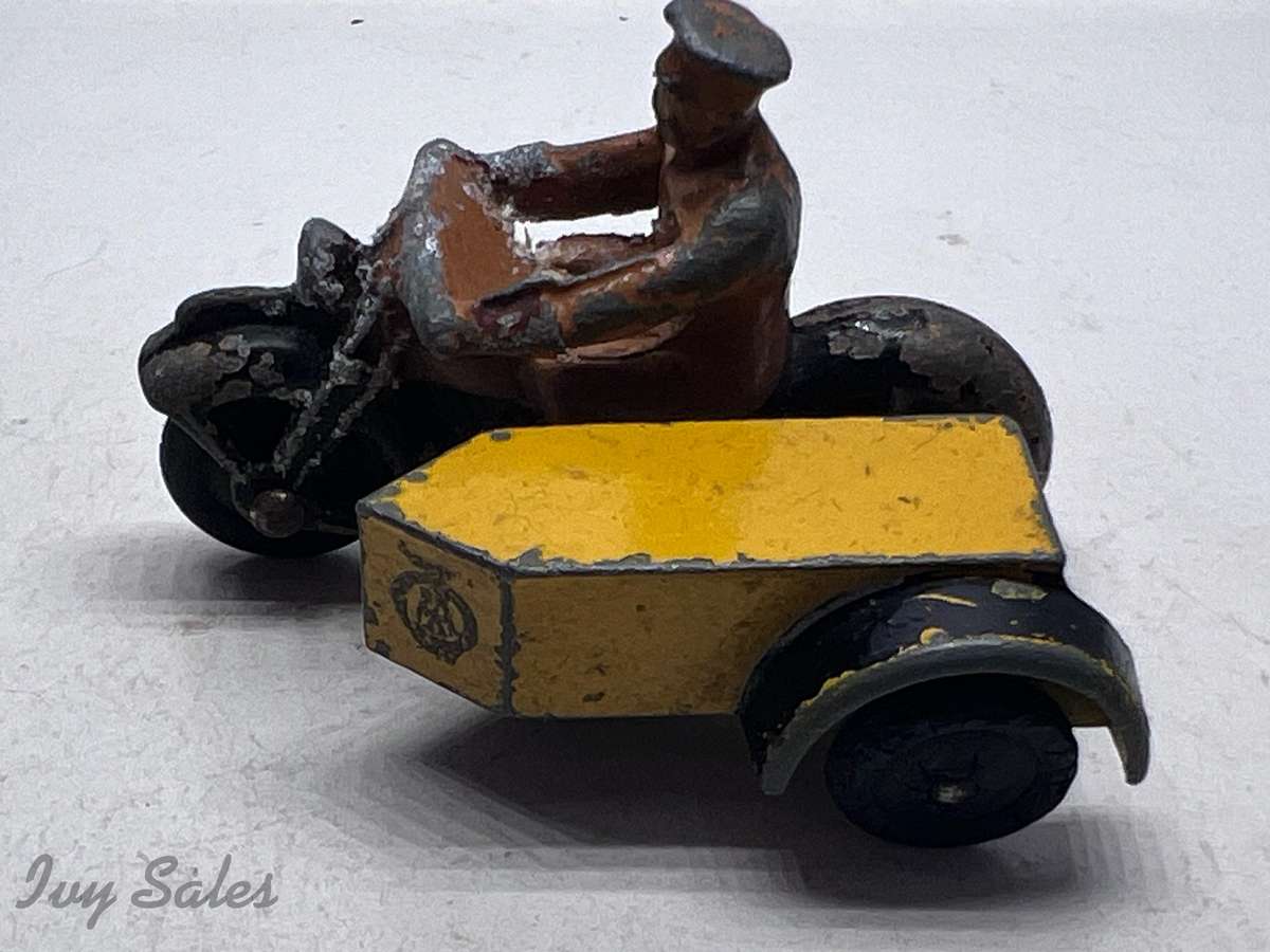 Dinky Toys AA Patrol Motorcycle & Sidecar