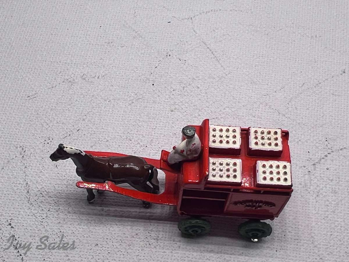 Matchbox Moko #7 Horse Drawn Milk Float Wagon With Original Box