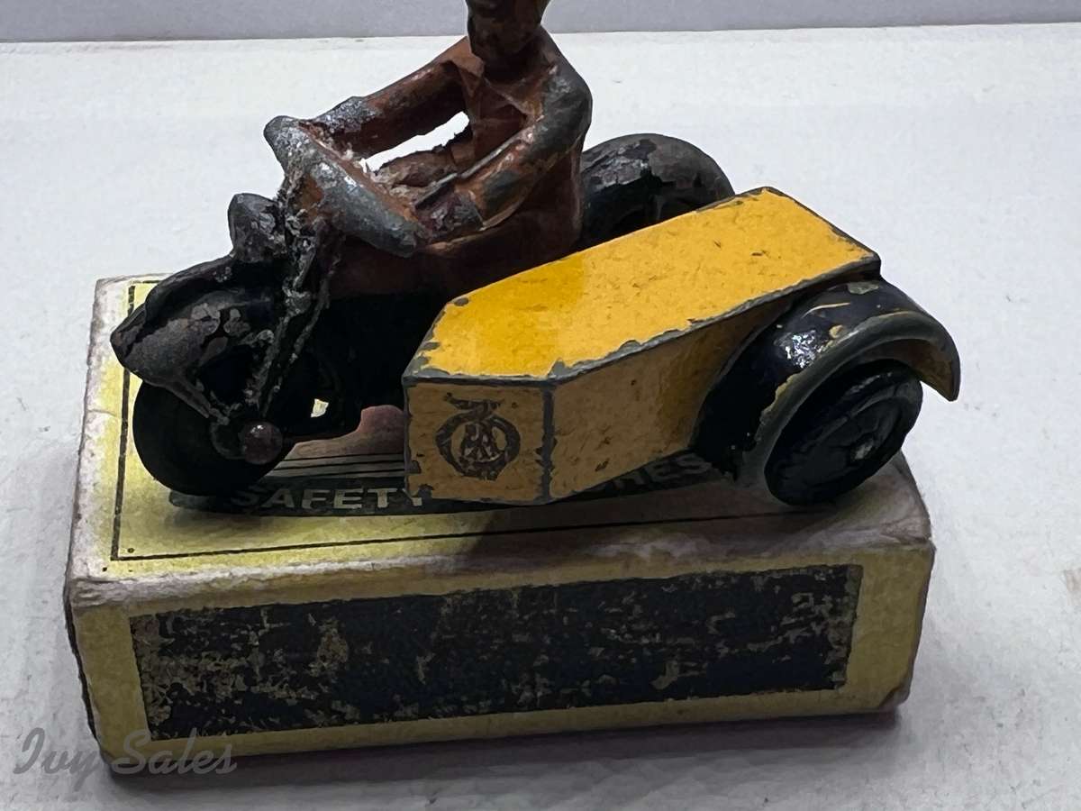 Dinky Toys AA Patrol Motorcycle & Sidecar