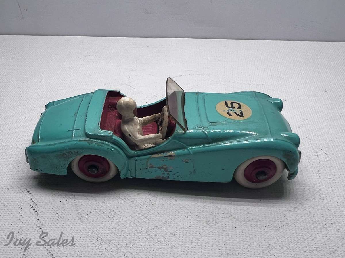Dinky Toys #111 Triumph TR2 Sports Car With Original Box