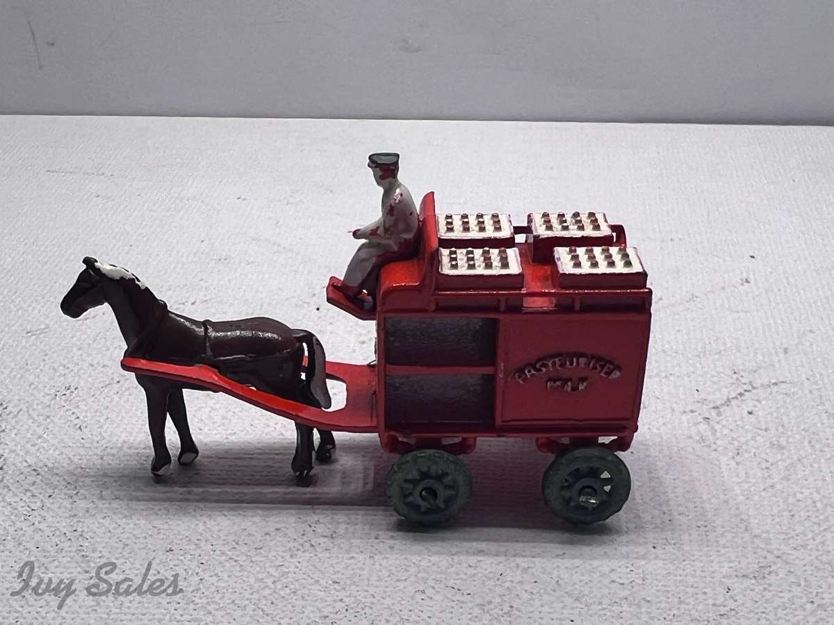 Matchbox Moko #7 Horse Drawn Milk Float Wagon With Original Box