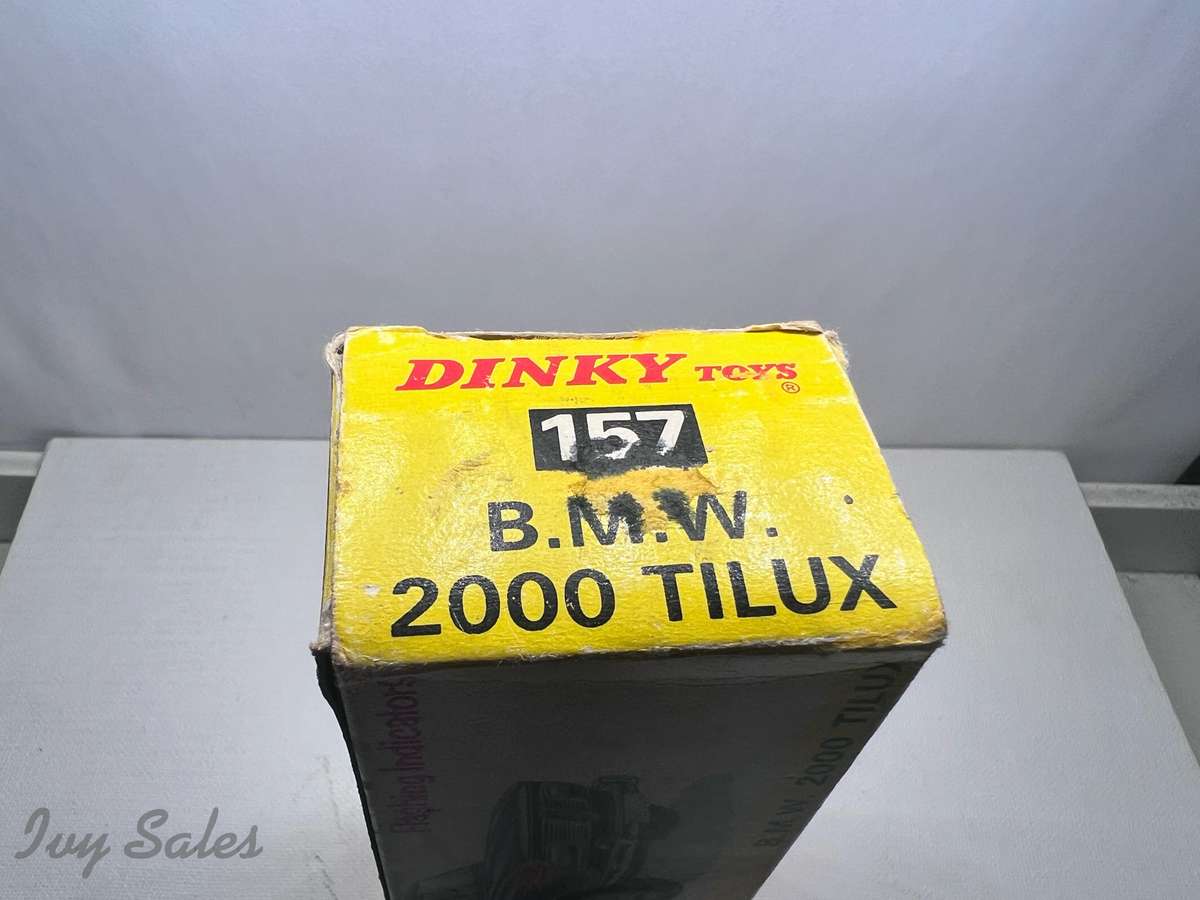 Dinky Toys #157 BMW 2000 TILUX - Blue/White - Original Box & Inner