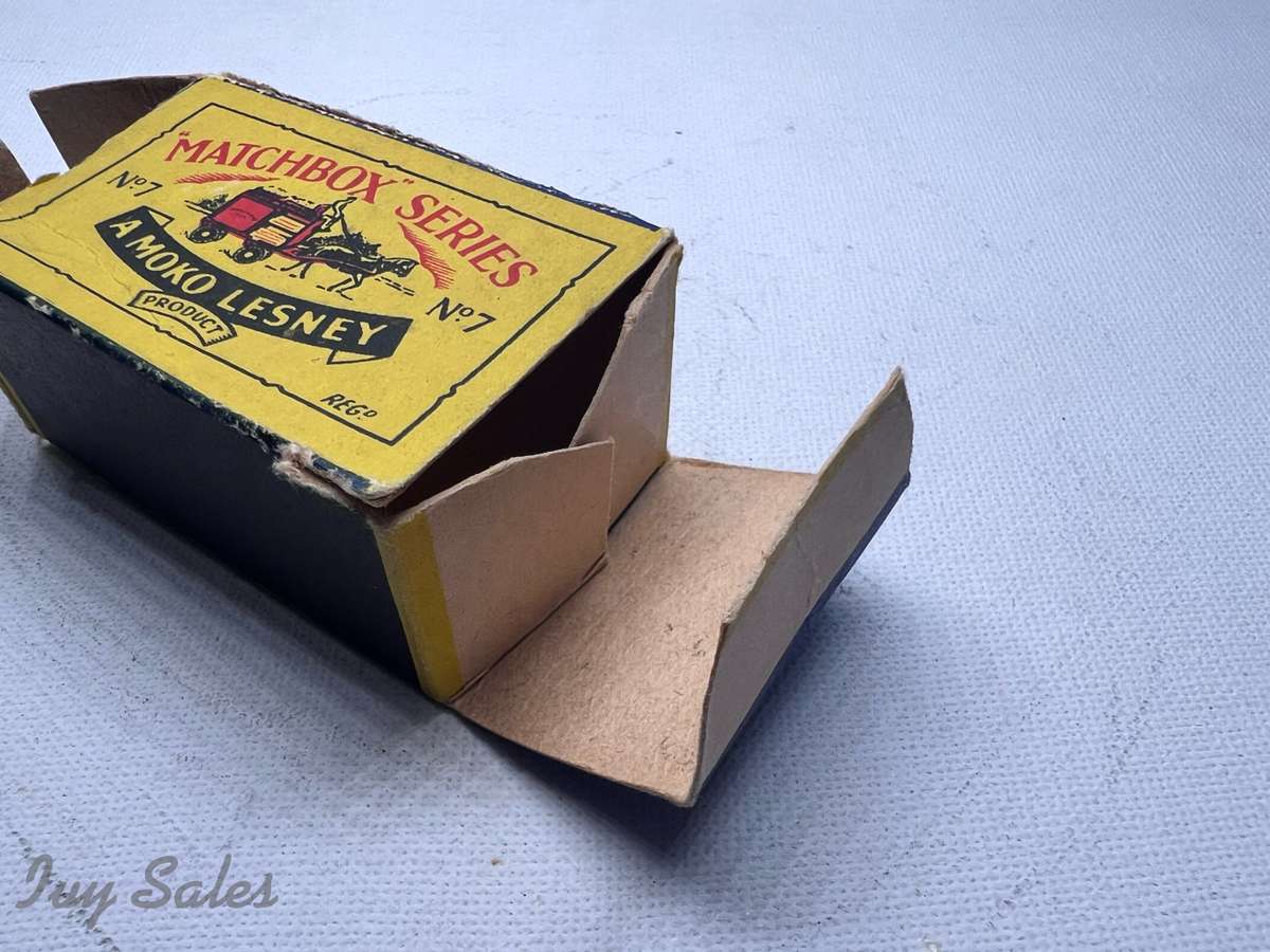 Matchbox Moko #7 Horse Drawn Milk Float Wagon With Original Box