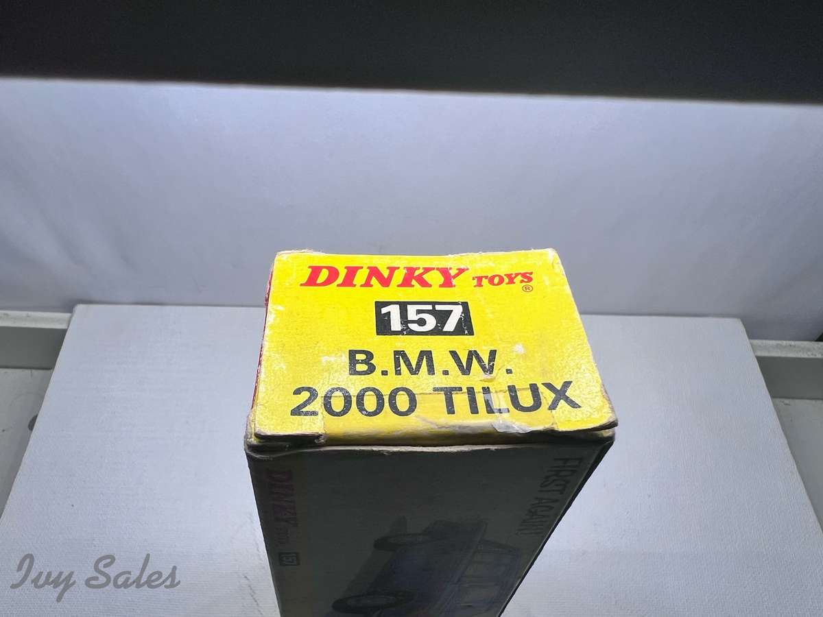 Dinky Toys #157 BMW 2000 TILUX - Blue/White - Original Box & Inner