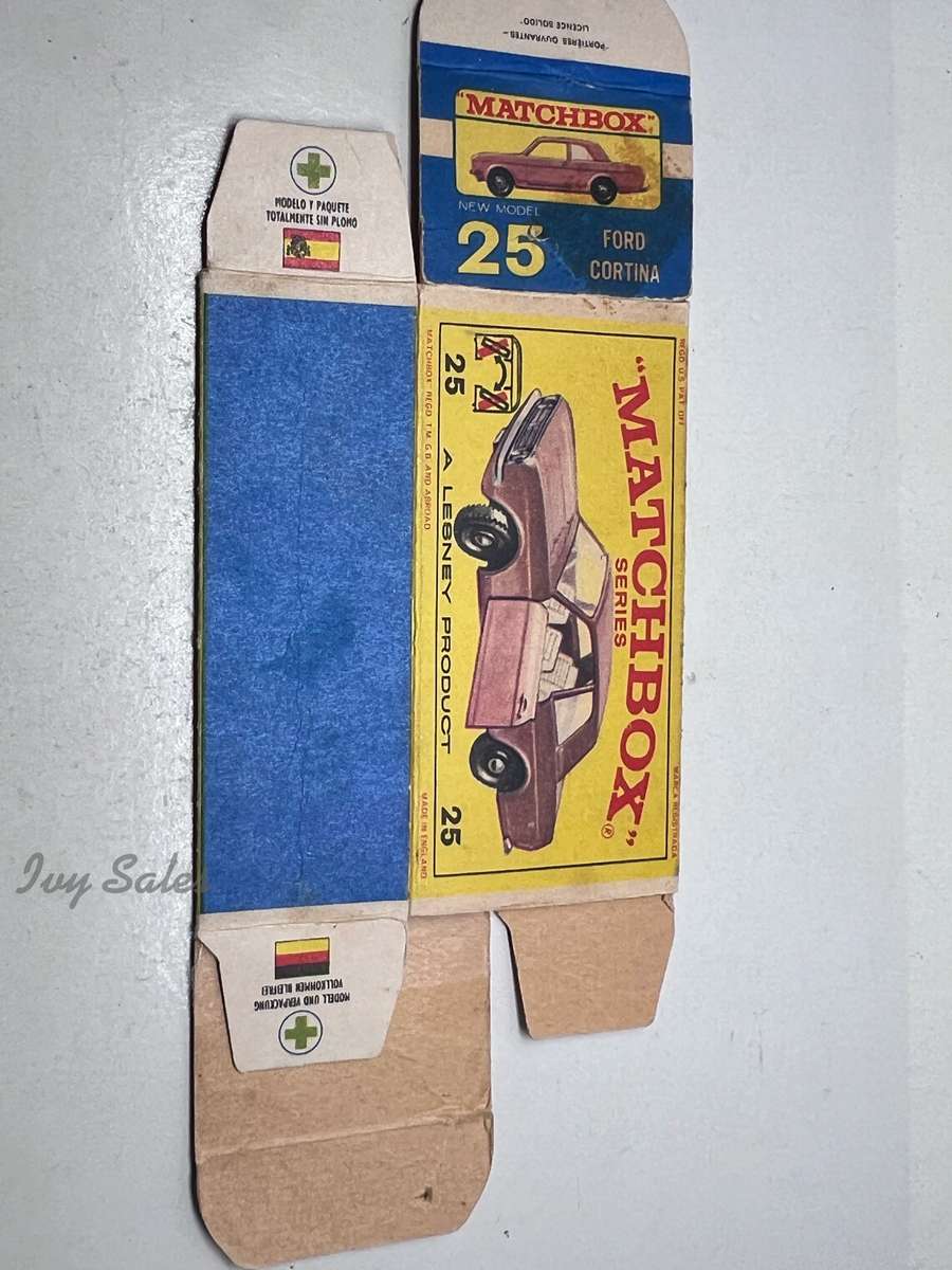 Matchbox #25 Ford Cortina Original Box Only