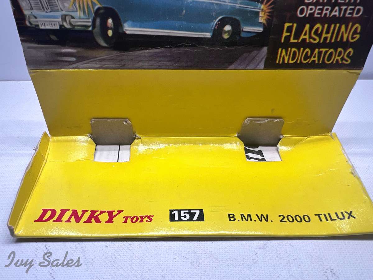 Dinky Toys #157 BMW 2000 TILUX - Blue/White - Original Box & Inner