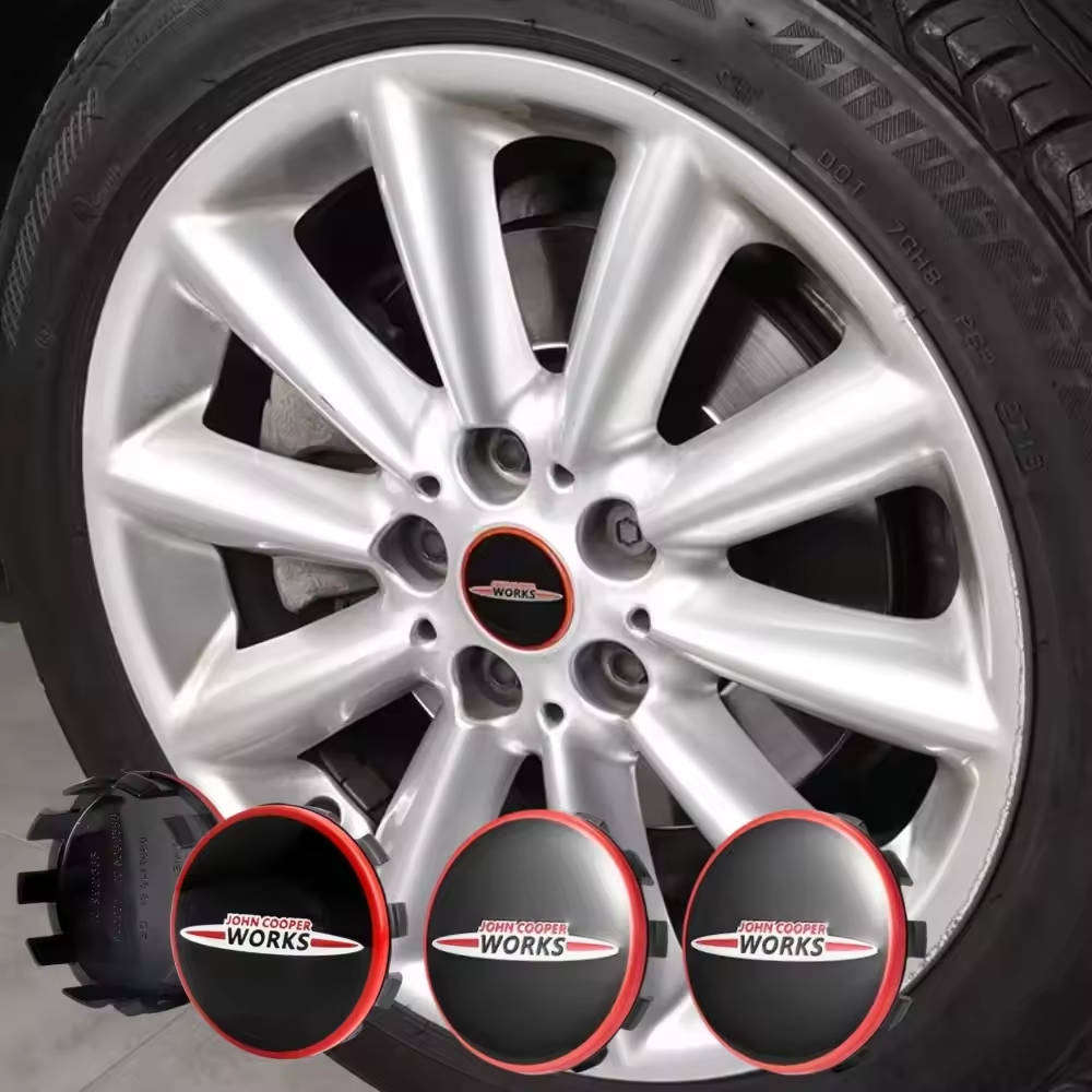4pcs 56mm / 54mm Car Wheel Centre Caps Rim Hubcaps for MINI (JOHN COOPER WORKS)