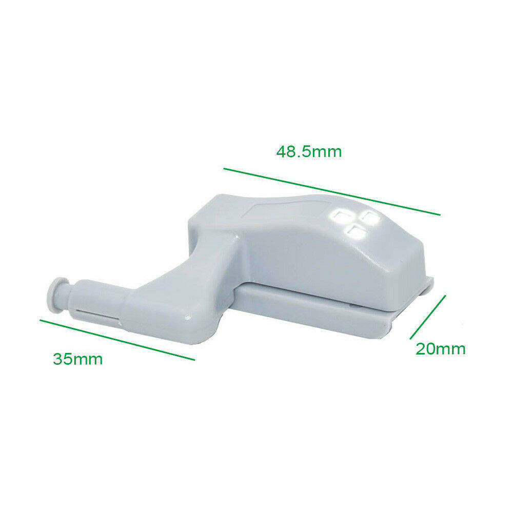 1PC LED Inner Hinge Lamp Cabinet Lights Universal Cupboard Door Sensor Lights Bedroom Kitchen