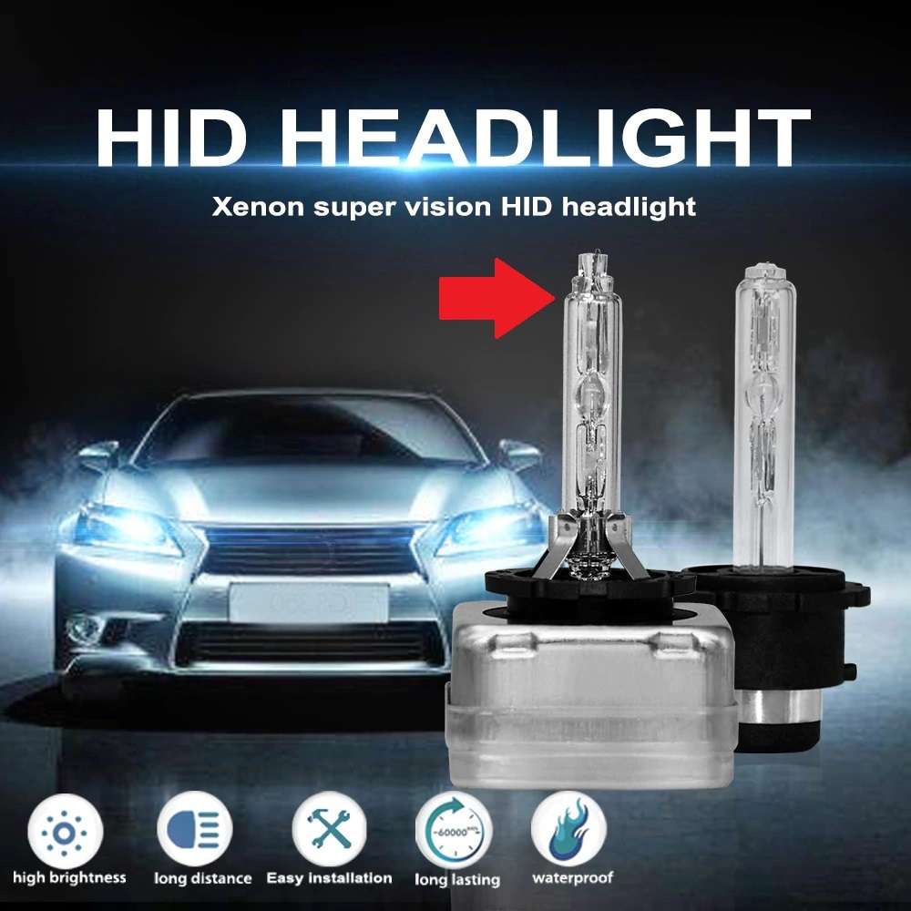 2x 35W 6000k D1S Xenon HID Car Headlight Bulbs