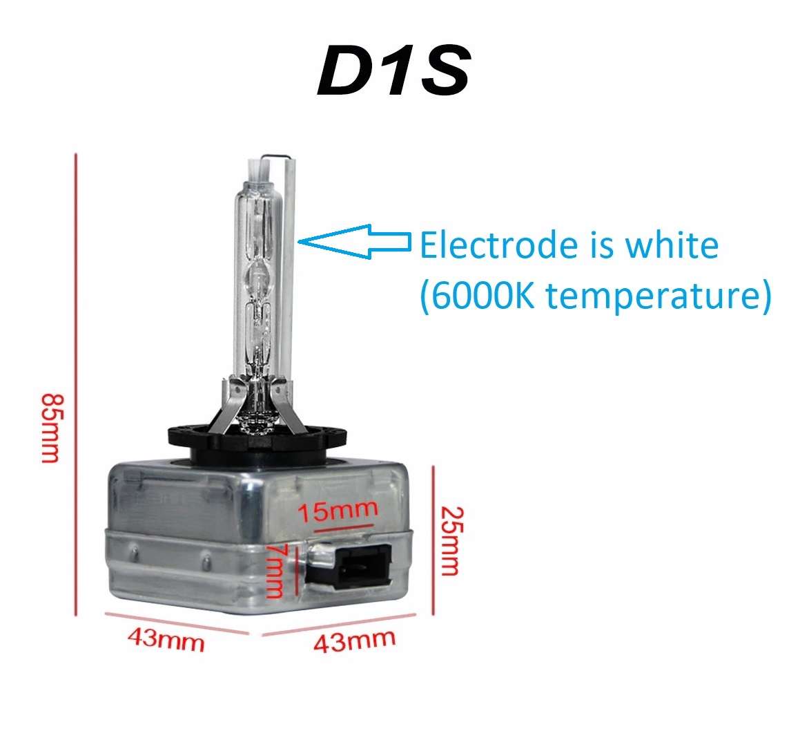 2x 35W 6000k D1S Xenon HID Car Headlight Bulbs