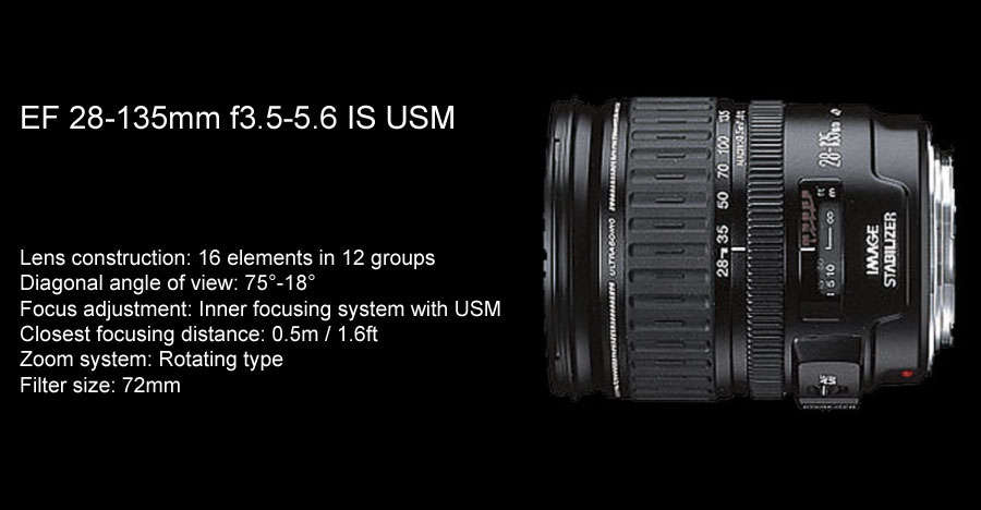 Canon EF 28-135mm f/3.5-5.6 IS USM