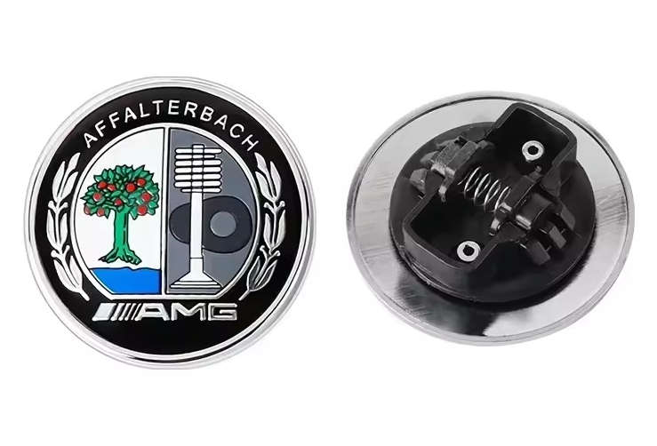 AMG Bonnet Emblem Black/Coloured