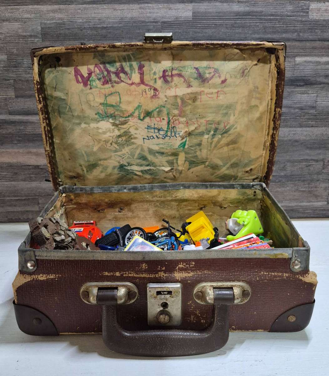 Vintage School Case filled with Goodies