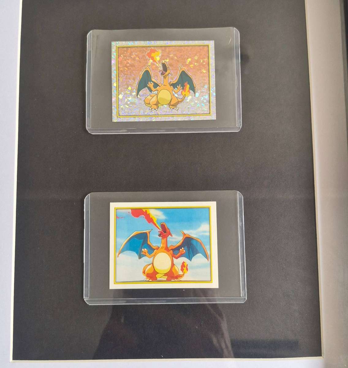 Framed Rare 2000 Topps Pokémon Charizard