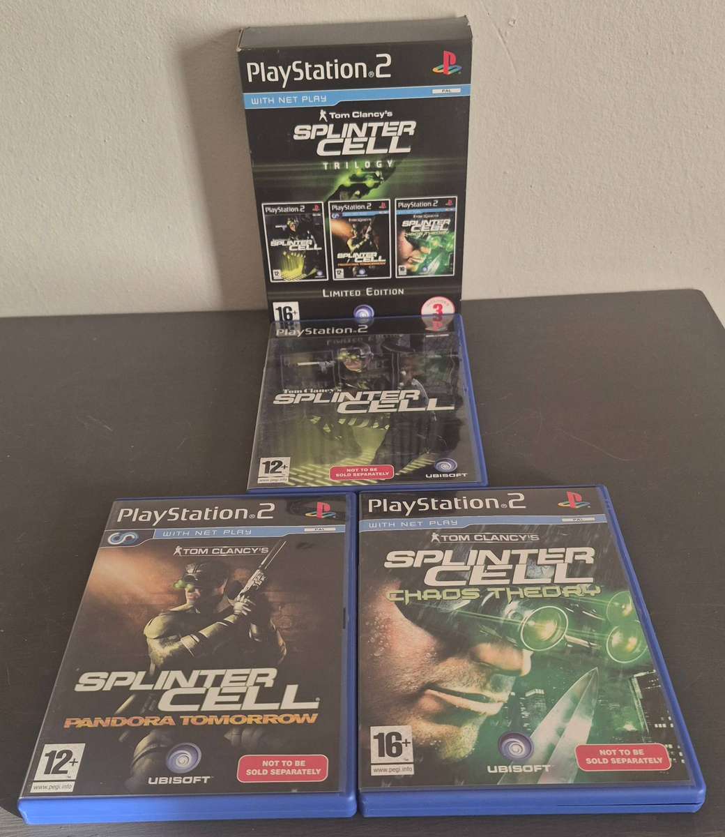 RARE Playstation 2 Splinter Cell Trilogy Box Set