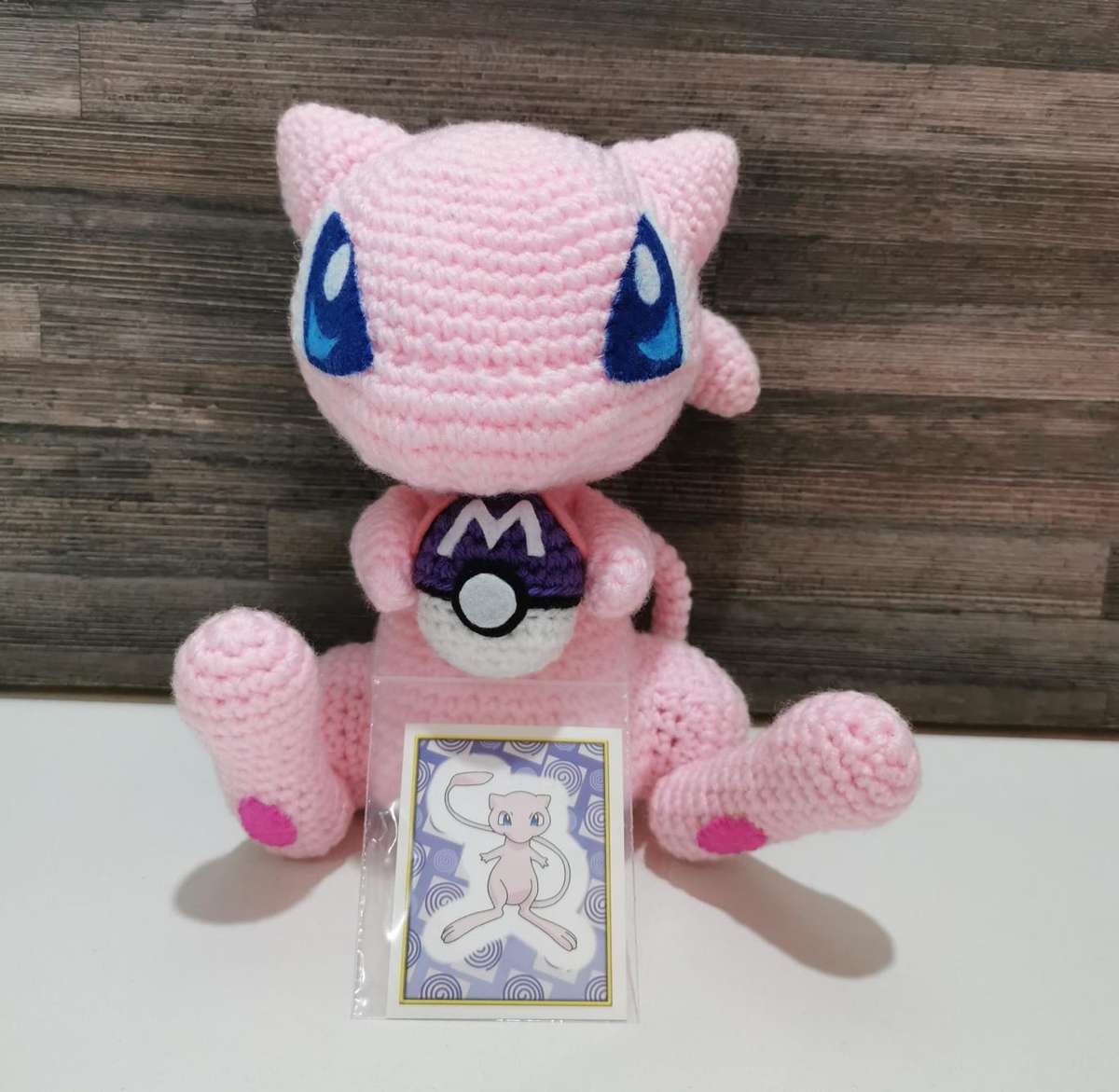 Beautiful Pokémon Mew Hand Crochet Plushy