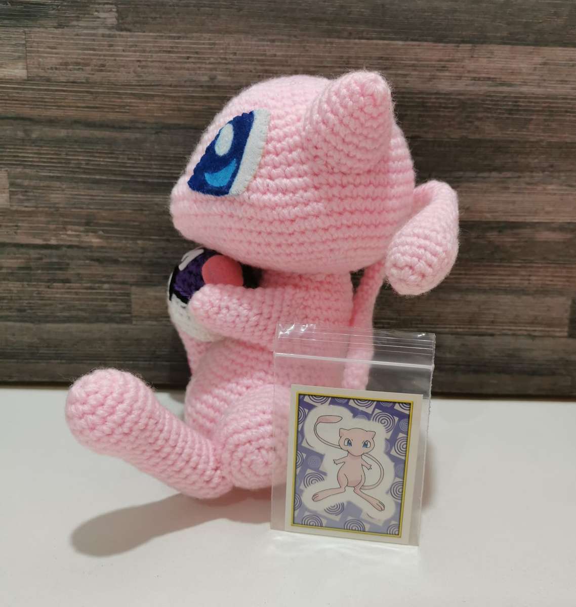 Beautiful Pokémon Mew Hand Crochet Plushy