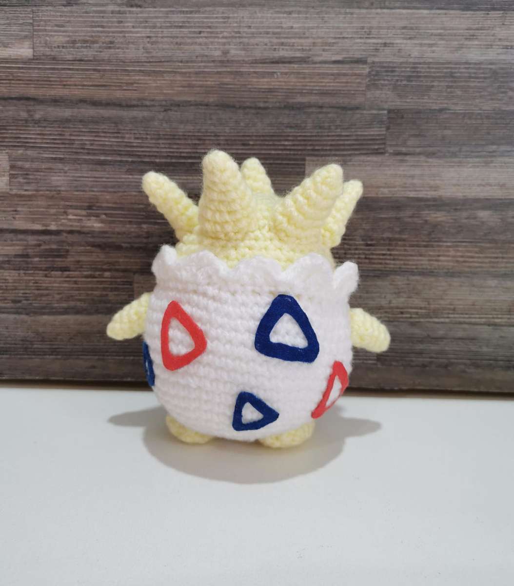 Beautiful Pokémon Togepi Hand Crochet Plushy