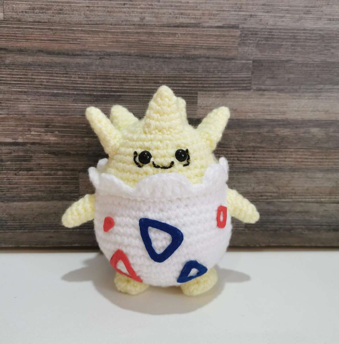 Beautiful Pokémon Togepi Hand Crochet Plushy