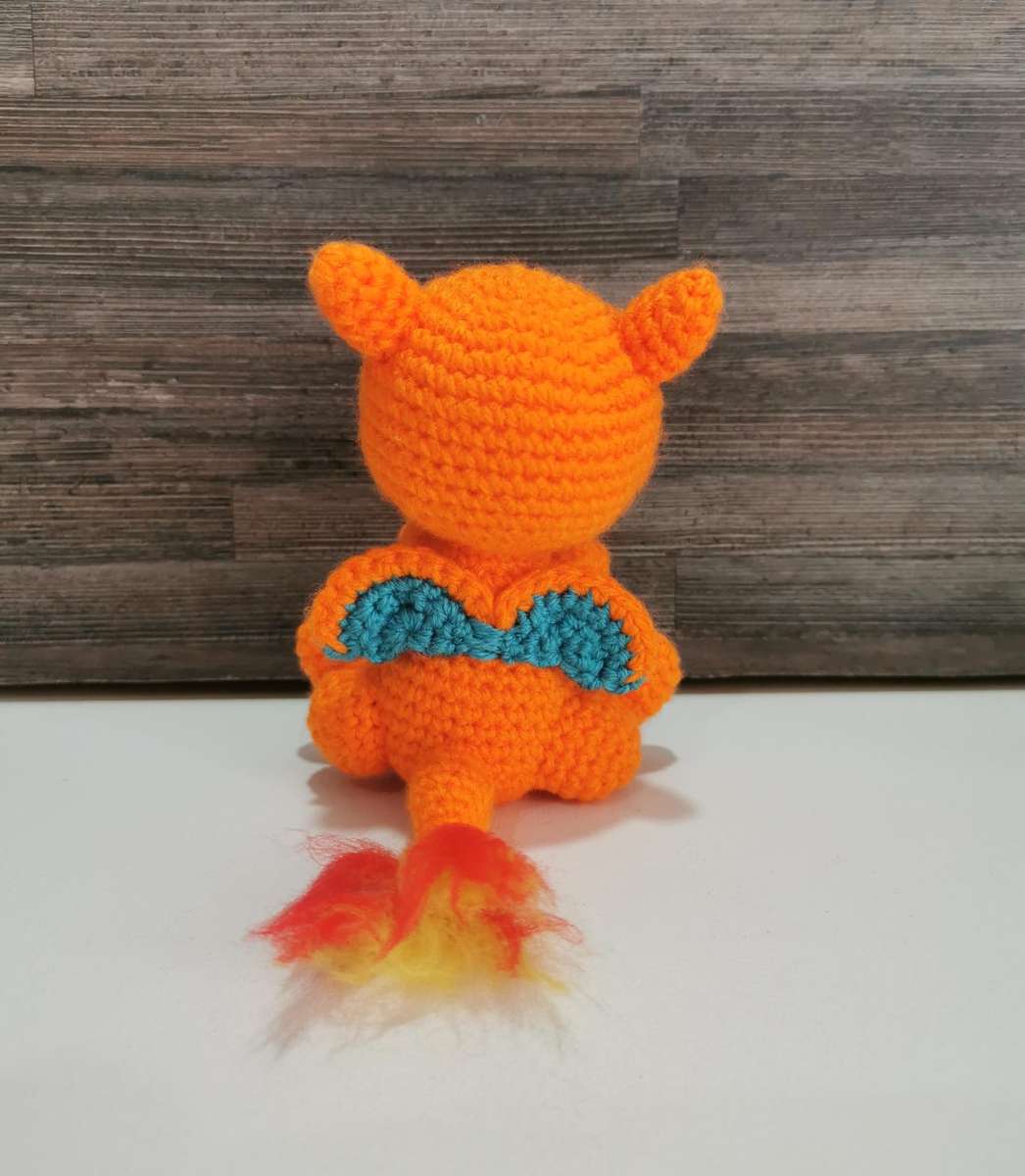 Beautiful Pokémon Charizard Hand Crochet Plushy