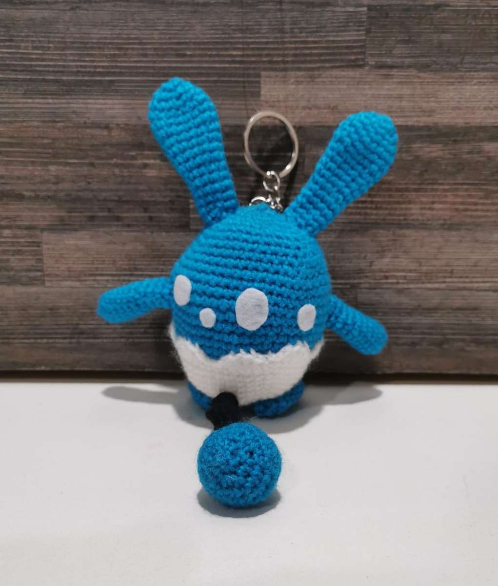 Beautiful Pokémon Azumarill Hand Crochet Plushy