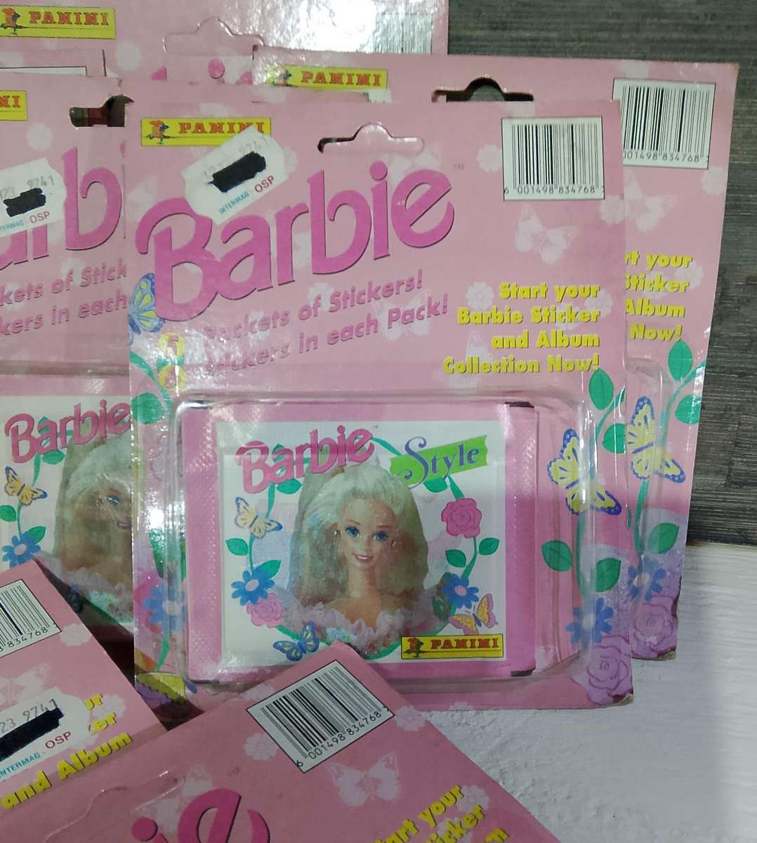 1995 Panini Mattel Barbie Collectible Stickers