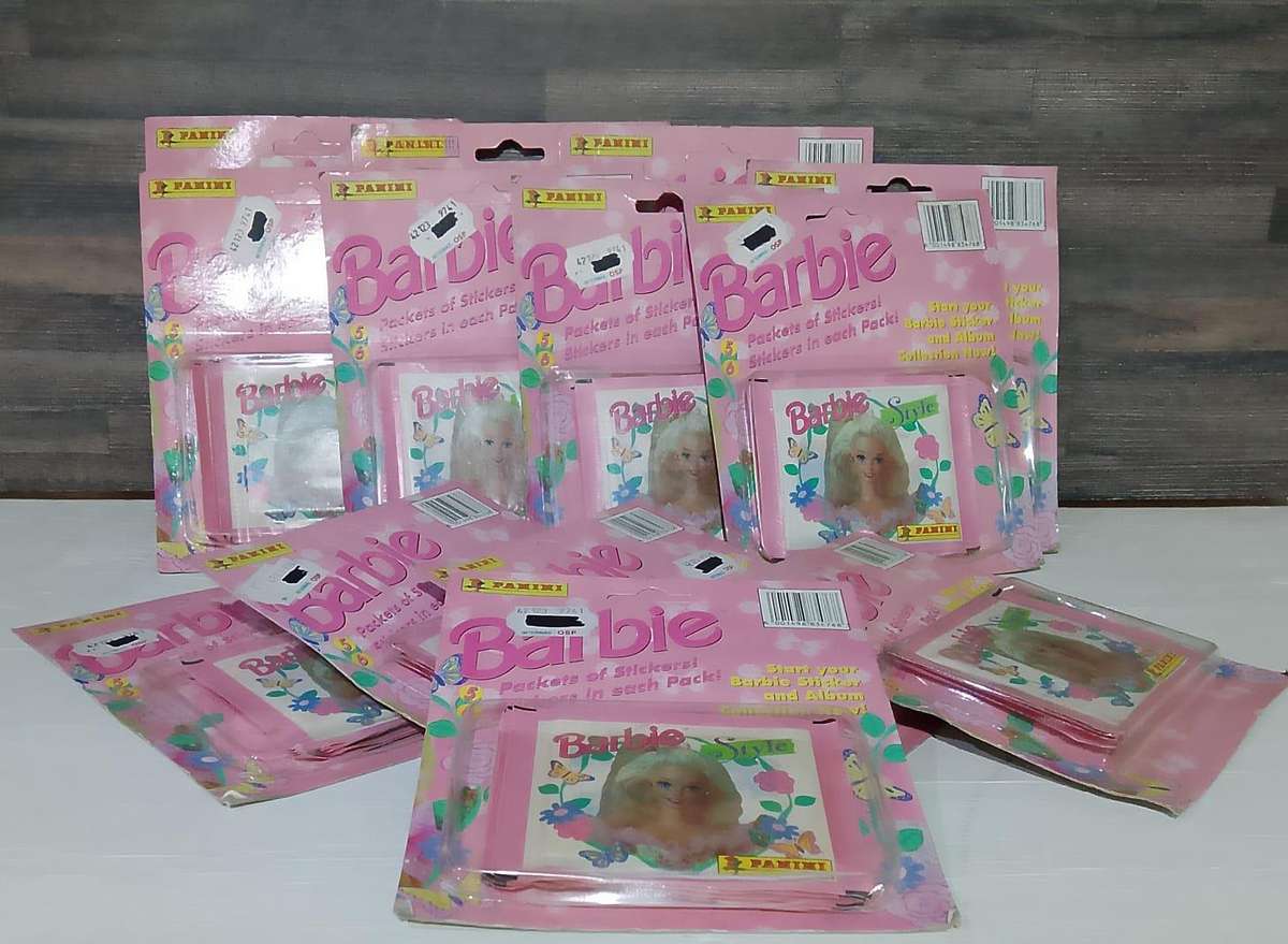 1995 Panini Mattel Barbie Collectible Stickers
