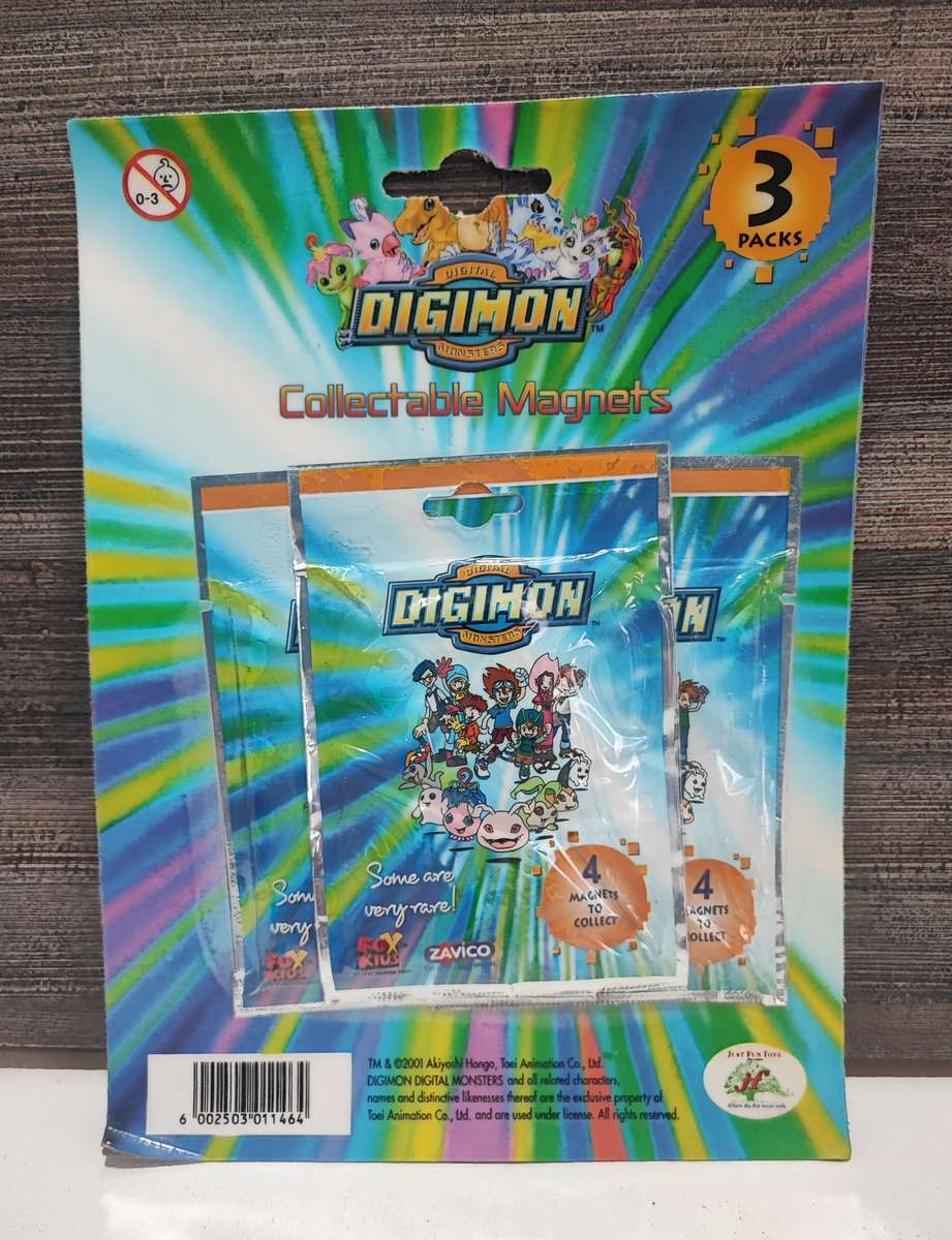 2001 Digimon Collectable Magnets