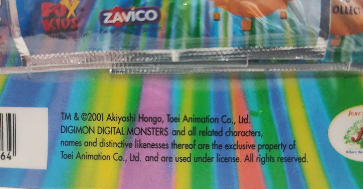 2001 Digimon Collectable Magnets