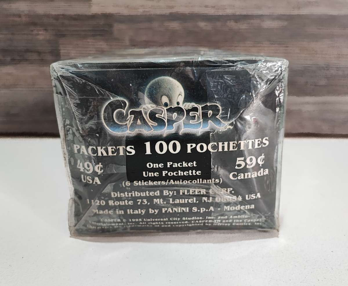1995 Panini Casper The Movie Collectible Stickers(Factory sealed box)