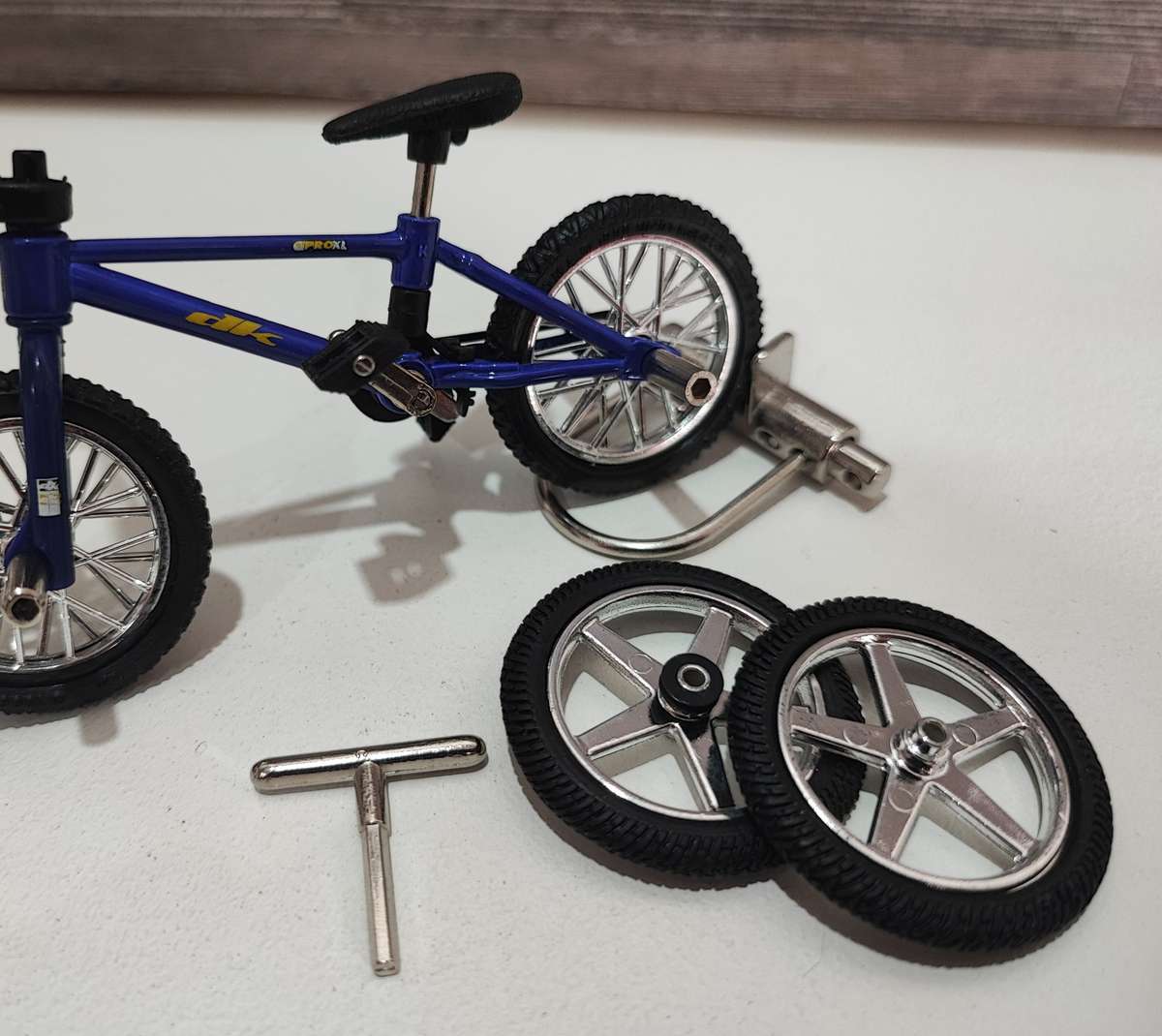 1999 Flick Trix DK Bicycles(Dark Blue) Finger BMX with Accessories