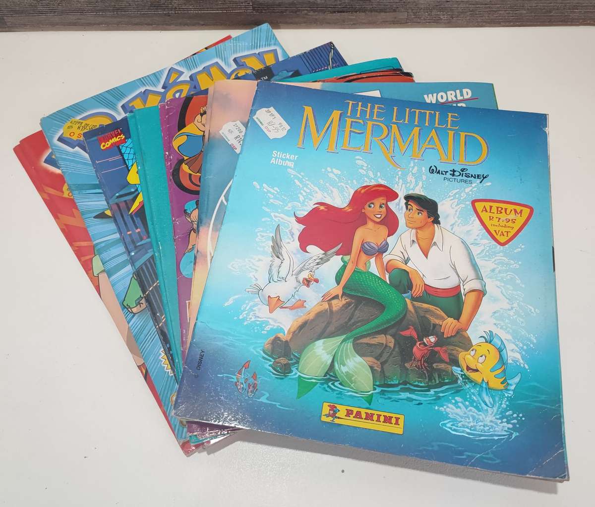 Vintage Topps/Panini Mixed Sticker Albums(One bid for all)