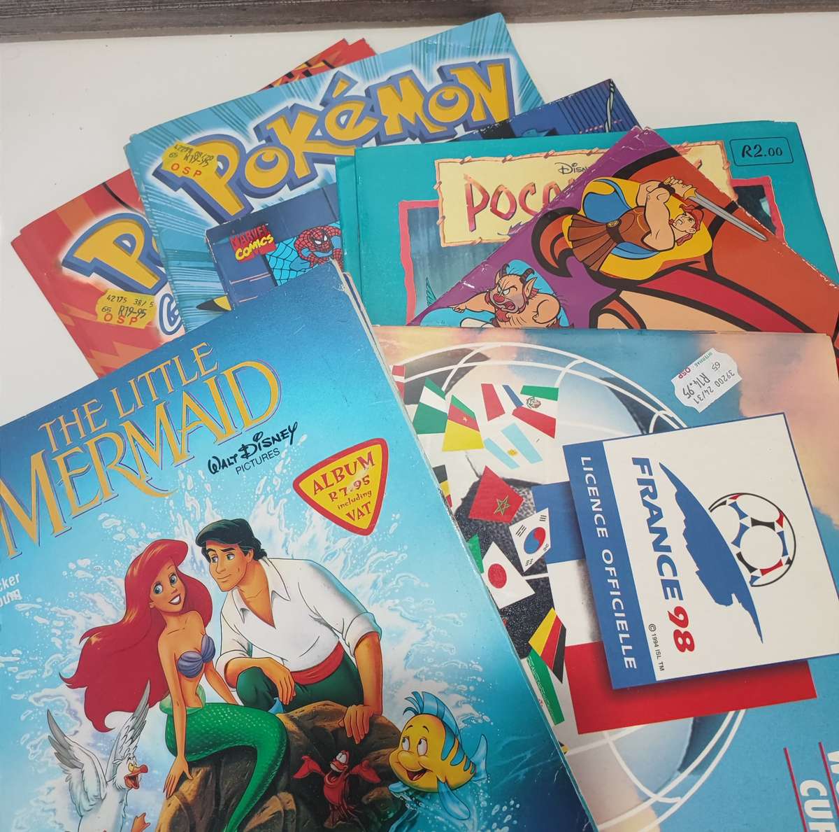 Vintage Topps/Panini Mixed Sticker Albums(One bid for all)