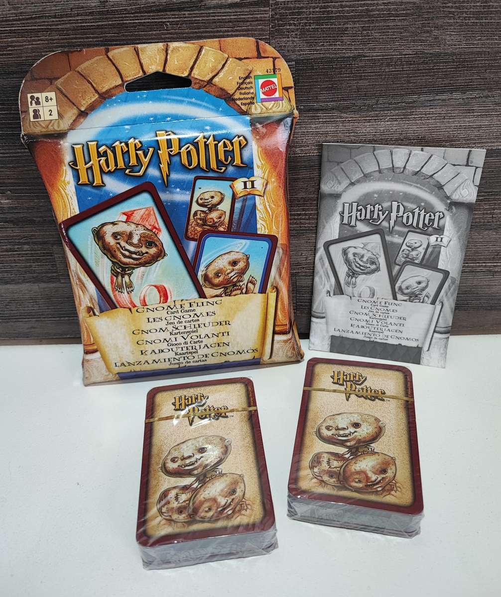 Mattel Harry Potter Gnome Fling Card Game