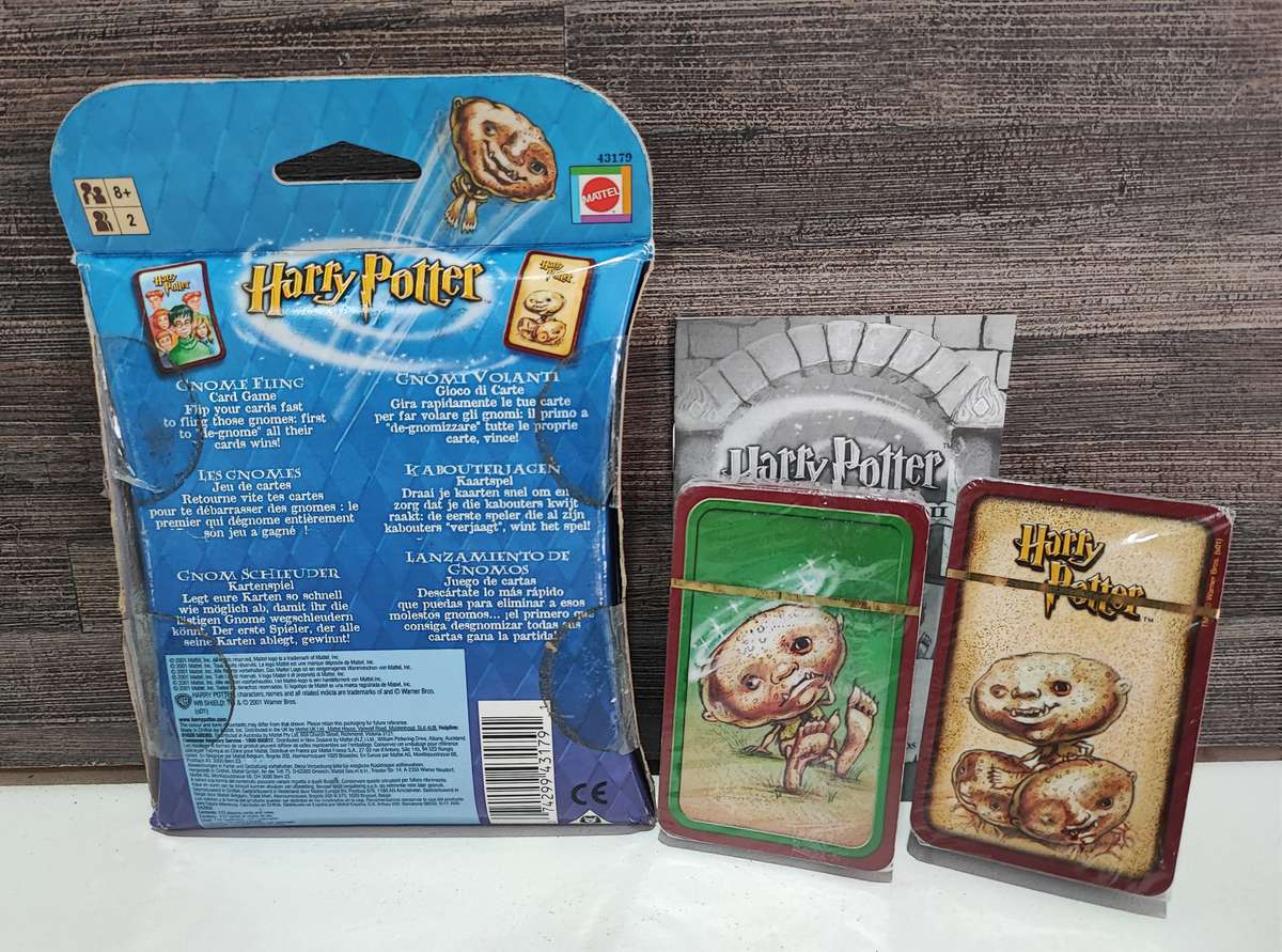 Mattel Harry Potter Gnome Fling Card Game