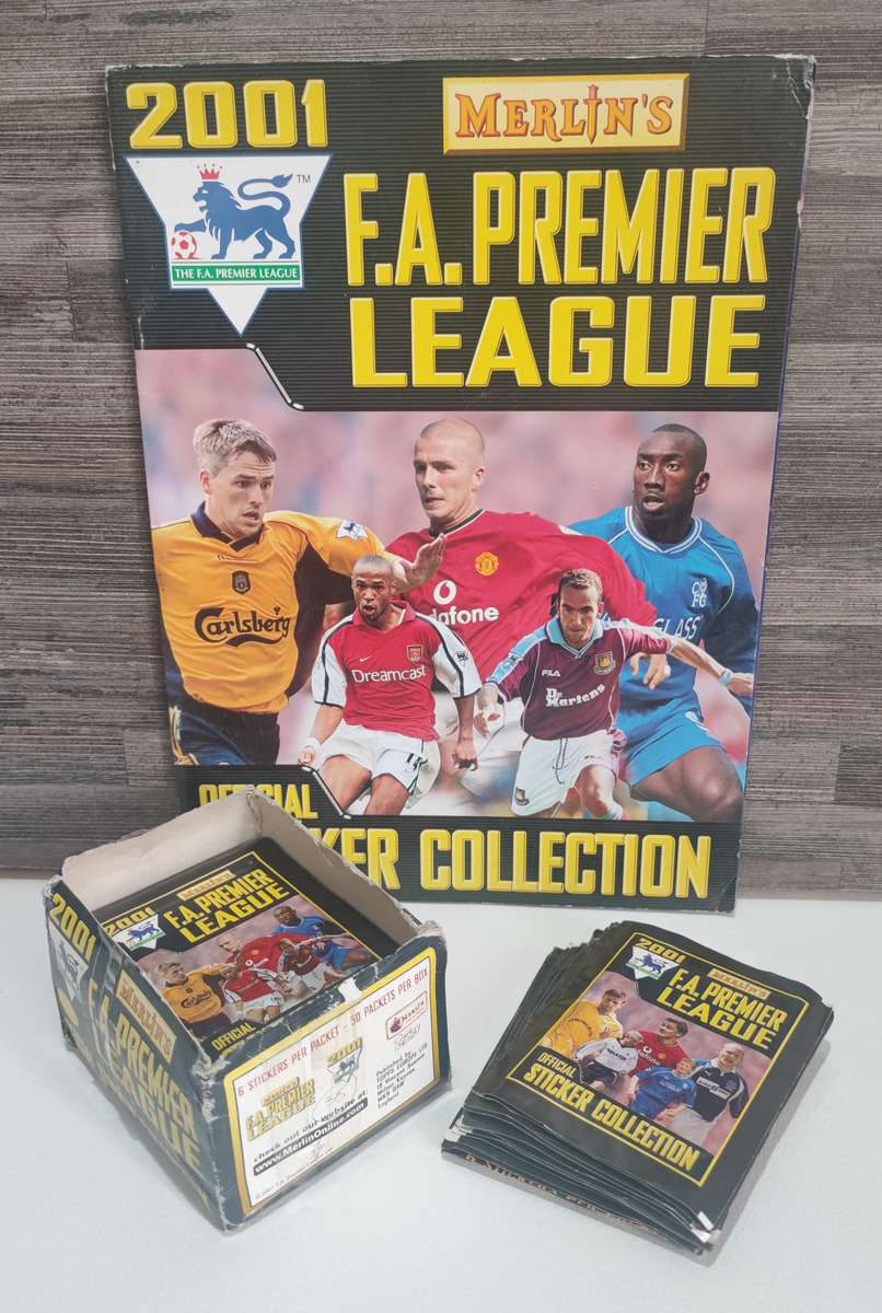 Merlin`s by Topps 2001 F.A. Premier League Sticker Album & Collectible Stickers