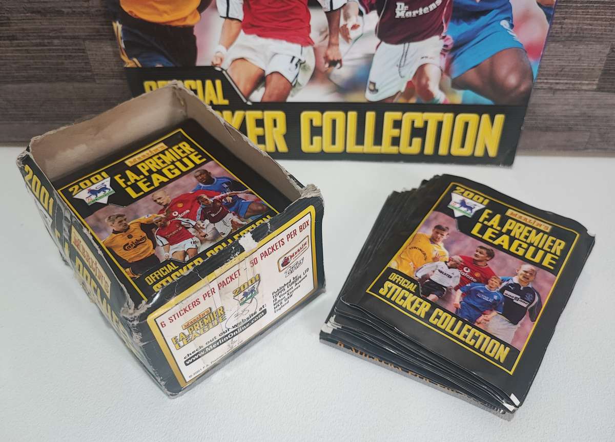 Merlin`s by Topps 2001 F.A. Premier League Sticker Album & Collectible Stickers